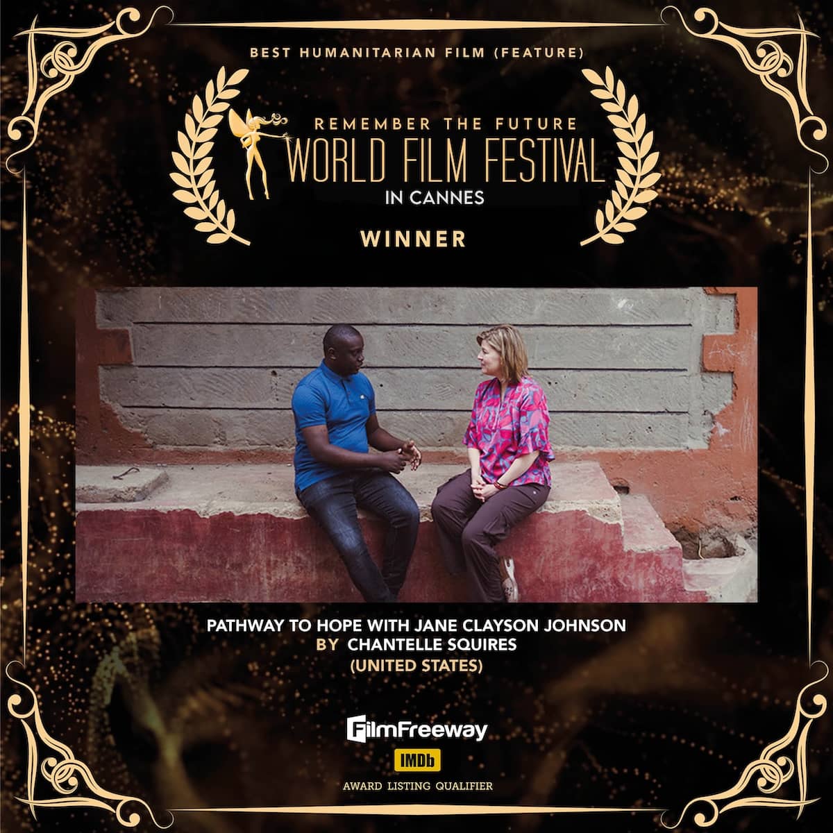 14Best Humanitarian Film (Feature) Pathway to Hope with Jane Clayson Johnson</br>BY Chantelle Squires</br>(United States)
