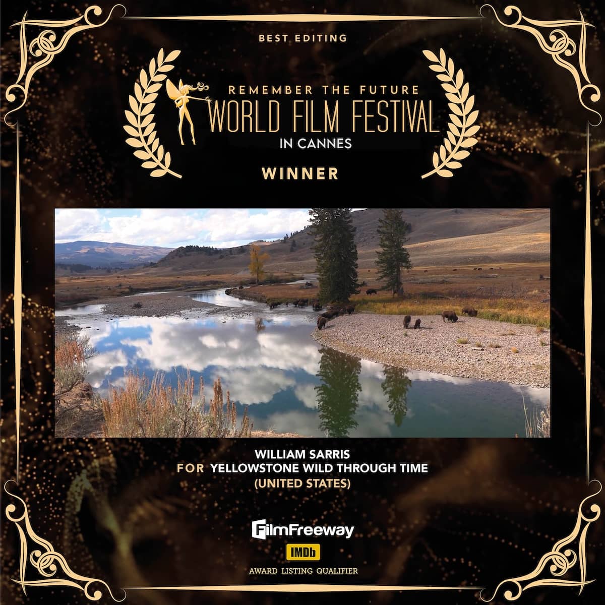 40Best Editing-2 William Sarris</br>FOR Yellowstone Wild through Time</br>(United States)