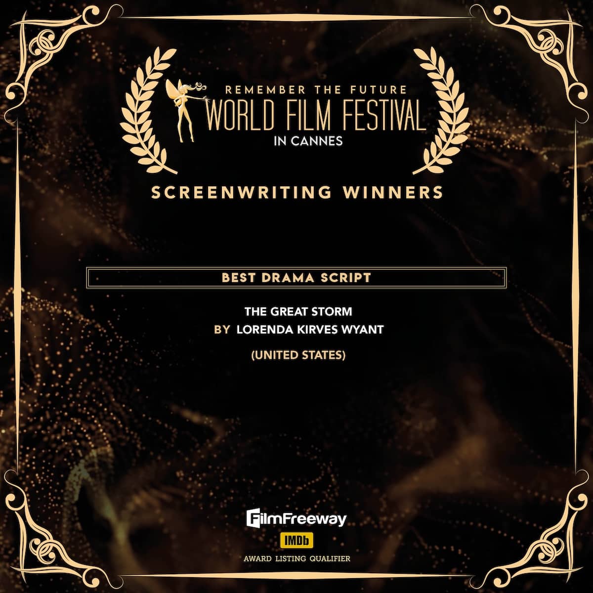 55Best Drama Script The Great StormBY Lorenda Kirves Wyant(United States)