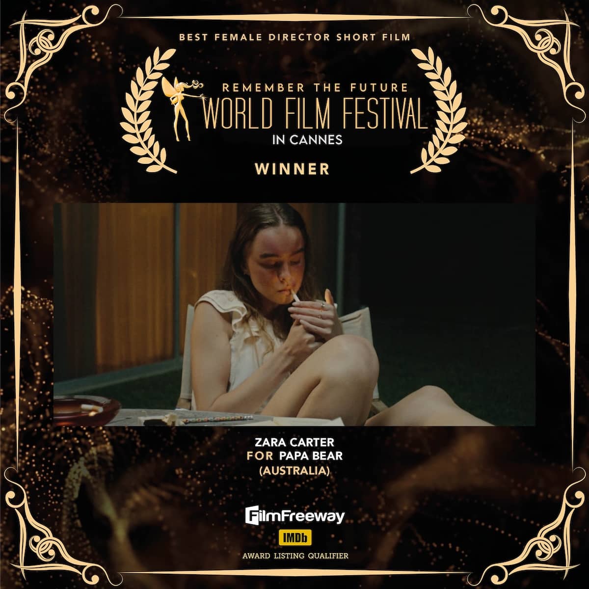 35Best Female Director Short Film Zara CarterFOR Papa Bear(Australia)