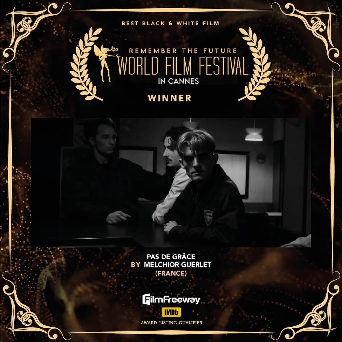 3Best Black & White Film PAS DE GRÂCEBY Melchior Guerlet(France)