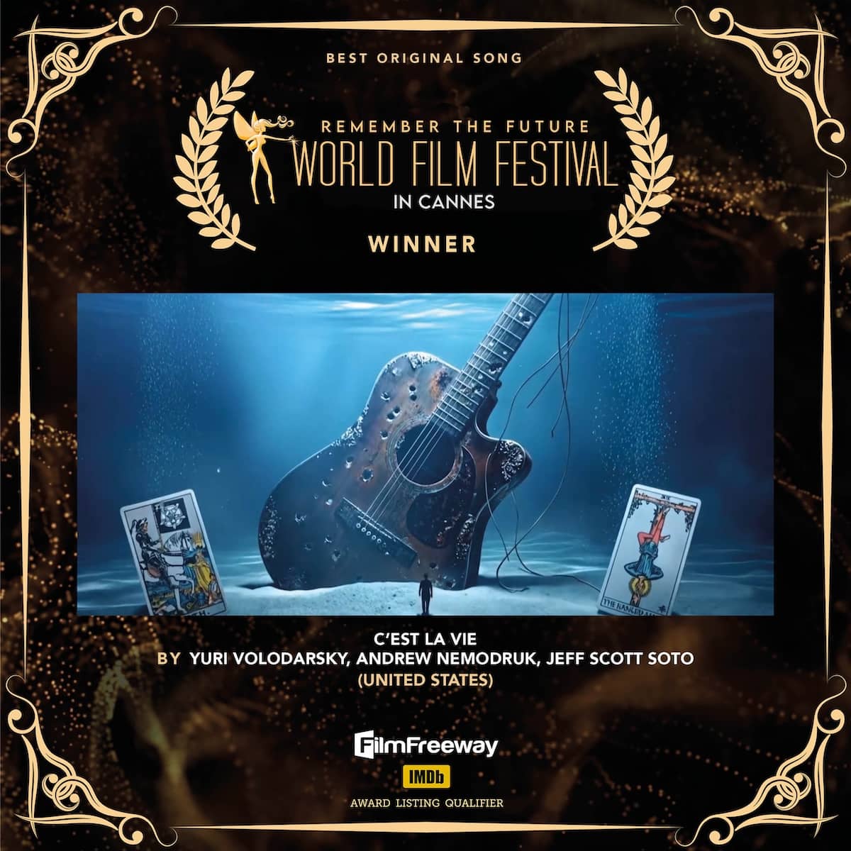 40Best Original Song C'est La VieBY Yuri Volodarsky, Andrew Nemodruk, Jeff Scott Soto(United States)