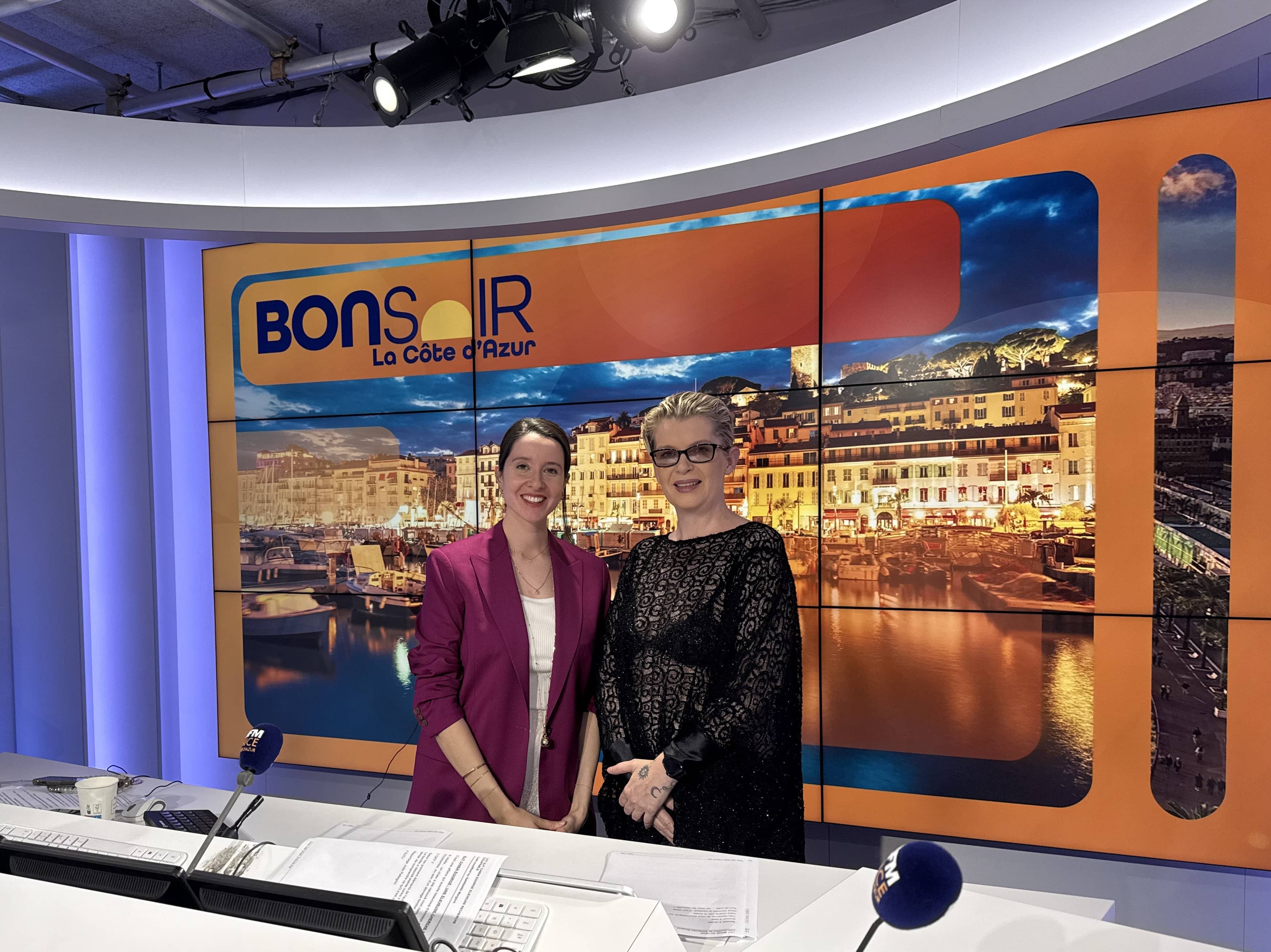 Karolina Bomba & Margaux Sansano – BFM Nice Côte d’Azur copie