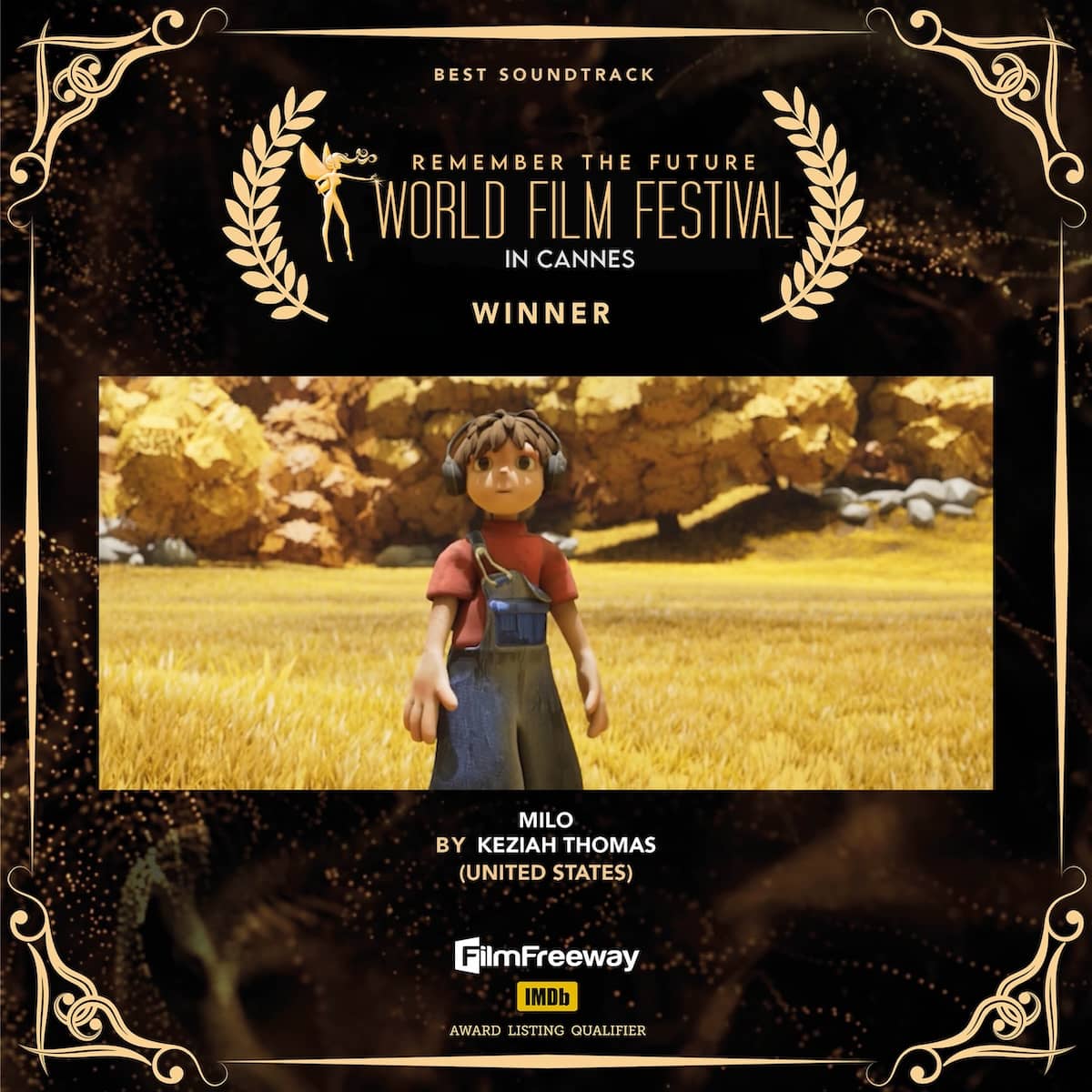 Best Soundtrack<br>Milo<br>BY Keziah Thomas<br>(United States) Best SoundtrackMiloBY Keziah Thomas(United States)