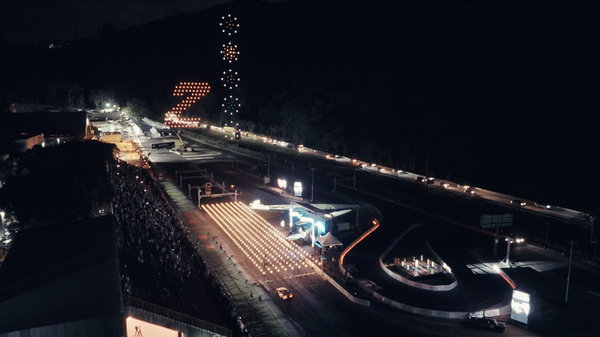 Jota Racing Challenge — 09 The show of more than 500 drones flying over the Desafio Jota Racing track